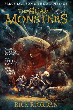 The Sea of Monsters: The Graphic Novel by Robert Venditti, Rick Riordan, Attila Futaki, Tamas Gaspar