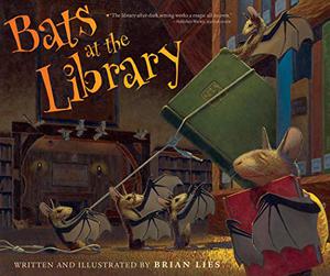 Bats at the Library by Brian Lies