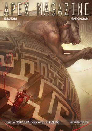 Apex Magazine Issue 58 by Sigrid Ellis, Jacqueline Carey, Cat Hellisen, Sunny Moraine, Claire Humphrey, Mari Ness, J.M. McDermott, K. Tempest Bradford, J.J. Hunter, Ada Hoffmann