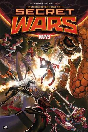 Secret Wars by Jonathan Hickman, Esad Ribić, Jim Shooter, Brian Michael Bendis, Paul Renaud, Ive Svorcina, Chris Eliopoulos, Clayton Cowles, Alex Ross