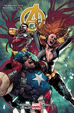 Avengers by Jonathan Hickman, Volume 2 by Jonathan Hickman, Nick Spencer, Stefano Caselli, Marco Rudy, Marco Checchetto, Leinil Francis Yu, Gerry Alanguilan, Frank Martin, David Curiel, Paul Mounts, Edgar Delgado, Sunny Gho, Cory Petit, Clayton Cowles