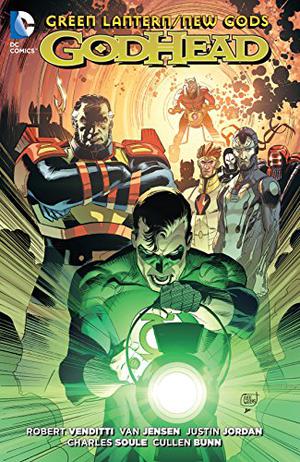 Green Lantern/New Gods: Godhead by Robert Venditti, Martin Coccolo, ChrisCross, Pete Woods, Jim Calafiore, Scott McDaniel, Brad Walker, Diogenes Neves, Rooney Buchemi, Gabe Eltaeb, Marcelo Maiolo, Dave Sharpe, Charles Soule, Van Jensen, Cullen Bunn, Justin Jordan, Ethan Van Sciver, Goran Sudžuka, Dezi Sienty, Taylor Esposito