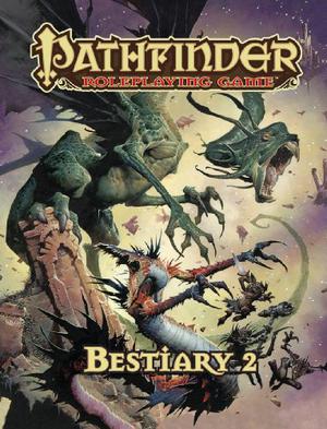 Pathfinder Roleplaying Game: Bestiary 2 by Wolfgang Baur, Graeme Davis, Brandon Hodge, F. Wesley Schneider, James L. Sutter, Wayne Reynolds, Eric Belisle, Branko Bistovic, Christopher Burdett, Anna Christenson, Concept Art House, Mike Corriero, Alberto Dal Lago, Eric Dechamps, Julie Dillon, Matt Dixon, Mariusz Gandzel, John Gravato, Kelly Harris, Andrew Hou, Imaginary Friends Studios, Kekai Kotaki, Peter Lazarski, Eric Lofgren, Jorge Maese, Damien Mammoliti, Hector Oritz, Jim Pavelec, Drew Pocza, Scott Purdy, Kyushik Shin, Craig J. Spearing, Dean Spencer, Florian Stitz, Sarah Stone, Christophe Swal, Adam Vehige, Tyler Walpole, Eva Widmann, Ben Wootten, Kevin Yan, Kieran Yanner