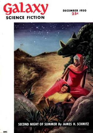 Galaxy Science Fiction Magazine, December 1950  (Volume 1, No. 3) by H.L. Gold, Groff Conklin, Willy Ley, James H. Schmitz, Raymond F. Jones, Clifford D. Simak, Sam Merwin Jr., Ross Rocklynne, Richard Matheson