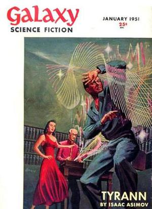Galaxy Science Fiction Magazine, January 1951  (Volume 1, No. 4) by H.L. Gold, Groff Conklin, Theodore Sturgeon, William Campbell Gault, Frank M. Robinson, Isaac Asimov, Fredric Brown, John D. MacDonald
