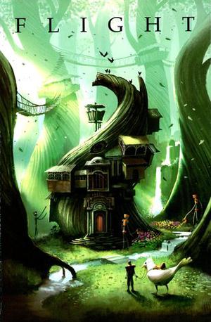 Flight, Vol. 3 by Kazu Kibuishi, Michel Gagné, Tony Cliff, Ben Hatke, Rad Sechrist, Johane Matte, Kean Soo, Phil Craven, Joey Weiser, Israel Sanchez, Bill Plympton, Yoko Tanaka, Azad Injejikian, Neil Babra, Rodolphe Guenoden, Bannister, Matthew Forsythe, Chuck BB, Becky Cloonan, Reagan Lodge, Alex Fuentes, Paul Harmon, Steve Hamaker, Dave Roman, Matthew Armstrong, Khang Le, Bob MacNeil