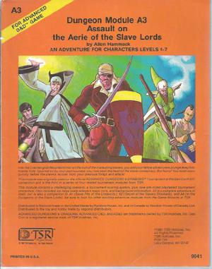 Assault on the Aerie of the Slave Lords (Advanced Dungeons and Dragons Module #A3)