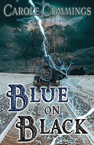 Blue On Black by Carole Cummings