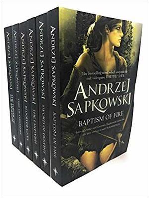 Witcher Series 6 Books Set Collection (The Witcher #0.5+0.7, 1-4)