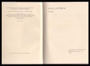 Gallathea  (Malone Society Reprints , No 161) by John Lyly