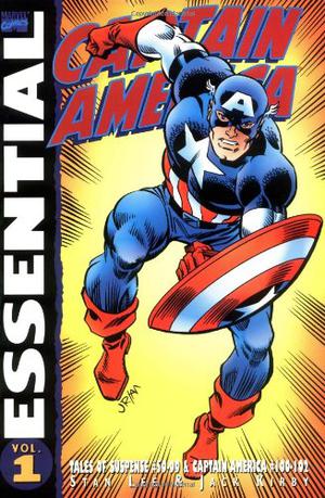 Essential Captain America, Vol. 1 by Stan Lee, Jack Kirby, Gil Kane, George Tuska, Dick Ayers, John Romita Sr., Jack Sparling