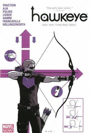 Hawkeye, Volume 1 by Matt Fraction, David Aja, Javier Pulido, Francesco Francavilla, Steve Lieber, Jesse Hamm, Annie Wu, Alan Davis, Mark Farmer, Matt Hollingsworth, Paul Mounts, Chris Eliopoulos, Cory Petit