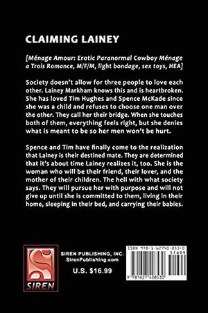 Claiming Lainey [Cowboy Mates, Psychic Connections 3] (Cowboy Mates, Psychic Connections #3)