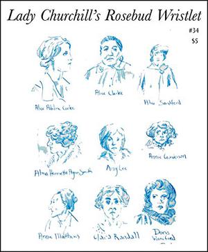 Lady Churchill's Rosebud Wristlet No. 34 by Gavin J. Grant, Molly Gloss, Holly Day, David W. Pritchard, Neile Graham, Anne Sheldon, A.B. Robinson, Amanda Marbais, Marco Kaye, John Richard Saylor, Barbara A. Barnett, Michelle Podsiedlik, Nicole Kimberling, Hazel Crowley, Stephen Burt