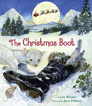 The Christmas Boot by Lisa Wheeler, Michael Glenn Monroe