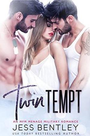 Twin Tempt: An MFM Menage Military Romance by Jess Bentley, ReddHott Covers