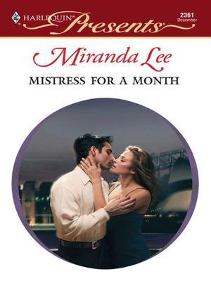 Mistress For A Month by Miranda Lee