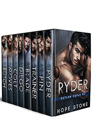 Outlaw Souls MC Box Set 2: Books 7-8  (Outlaw Souls MC Romance Collections) by Hope Stone