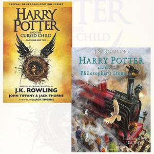 Harry Potter and the Cursed Child, Parts 1 & 2 and Harry Potter and the Philosopher's Stone 2 Books Bundle Collection (Harry Potter #1&8)