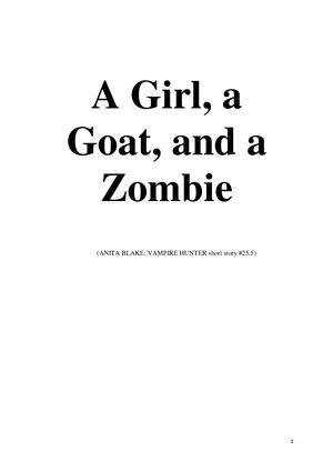 A Girl, a Goat, and a Zombie (Anita Blake, Vampire Hunter #25.1)