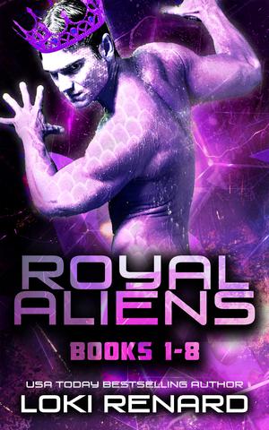 Royal Aliens Books 1-8 (Royal Aliens #1)