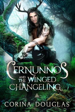 Cernunnos and the Winged Changeling by Corina Douglas