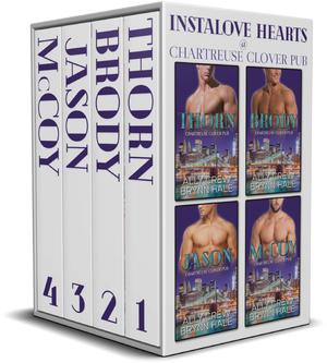 INSTALOVE HEARTS AT CHARTREUSE CLOVER PUB COLLECTION by Ally Crew, Brynn Hale