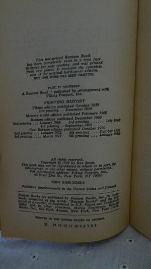 There is only one Nero Wolfe The world's most brilliant detective, in Plot it Yourself by Rex Stout by Rex Stout