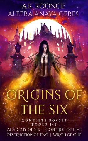 The Origins of the Six Complete Boxset by A.K. Koonce, Aleera Anaya Ceres