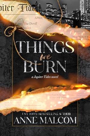 Things We Burn: A Small Town Sports Romance by Anne Malcom