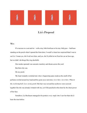 Liz’s Proposal (Better than the Movies #1.1)