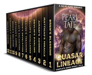 Sci-Fi Alien Abduction Romance Boxed Set - The Quasar Lineage Complete Series Books 1 to 12 (The Quasar Lineage #1-12)