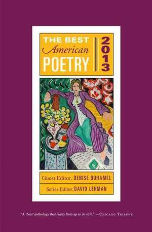 The Best American Poetry 2013 by David Lehman