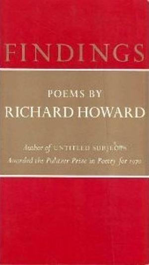Findings: Poems by Richard Howard