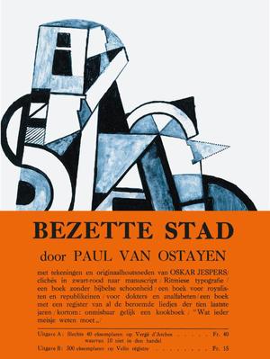Bezette stad by Paul van Ostaijen, Erik Spinoy