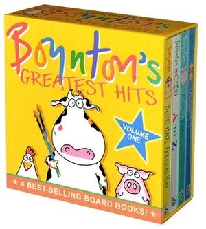 Boynton's Greatest Hits The Big Blue Box (Boxed Set): Moo, Baa, La La La!; A to Z; Doggies; Blue Hat, Green Hat by Sandra Boynton