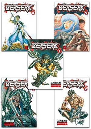 Berserk Volume 1-5 Collection 5 Books Set  by Kentaro Miura by Kentaro Miura