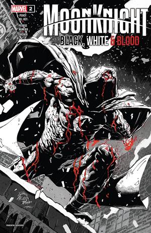 Moon Knight: Black, White & Blood #2 by Benjamin Percy, David Pepose, Patrick Zircher, Vanesa R. Del Rey, Leonardo Romero, Ryan Stegman