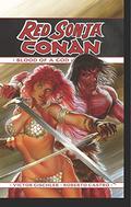 Red Sonja/Conan: The Blood of a God (Red Sonja/Conan #1-4) by Victor Gischler