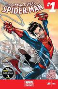 Amazing Spider-Man  (2014-2015) #1 by Dan Slott, Victor Olazaba