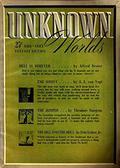 Unknown Worlds August, 1942 Vol. VI No. 2 by Cleve Cartmill