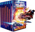 Universe in Flames - Olympus Rising  (7 Books + 2 Extras) Box Set: An Epic Space Opera Adventure by Christian Kallias
