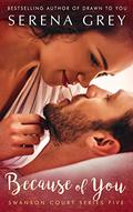 Because of You (Swanson Court #5) by Serena Grey