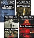 Mister Monday, Grim Tuesday, Drowned Wednesday, and Sir Thursday (The Keys to the Kingdom #1-4 set) by Garth Nix