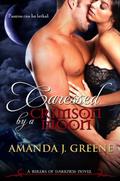 Caressed by a Crimson Moon (Rulers of Darkness #3) by Amanda J. Greene