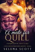 A Mate for Quill: A Wolf Shifter Paranormal Romance  (Forbidden Shifters Book 6) by Selena Scott