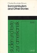Somnambulism and Other Stories by Charles Brockden Brown