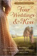 Four Weddings and a Kiss (Four Weddings and a Kiss) by Margaret Brownley, Debra Clopton