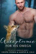Acceptance For His Omega by Crista Crown, Harper B. Cole