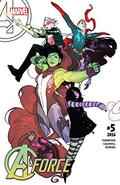 A-Force (2016) #5 (A-Force (2016) #1) by Ben Caldwell